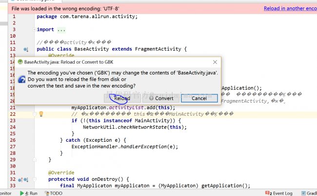 IntelliJ IDEA导入java项目后打开java源码文件出现乱码的解决方案